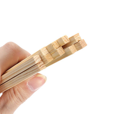 Comptant les métiers 30Pcs en bois non finis ajustent Rods en bois