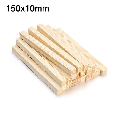 Comptant les métiers 30Pcs en bois non finis ajustent Rods en bois