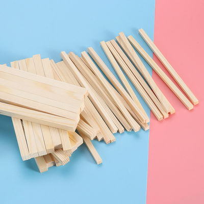 Comptant les métiers 30Pcs en bois non finis ajustent Rods en bois