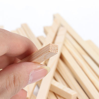 Comptant les métiers 30Pcs en bois non finis ajustent Rods en bois