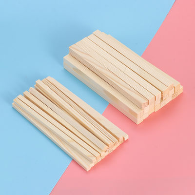 Comptant les métiers 30Pcs en bois non finis ajustent Rods en bois