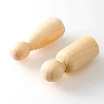 Peinture en bois du métier 100Pcs Peg Dolls Blank ISO9001