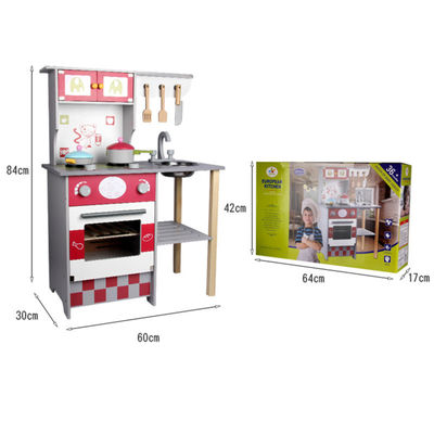 Le jeu en bois de rôle de la Chambre 84cm place la nourriture en bois de jeu de rôle de puzzle de 60cm