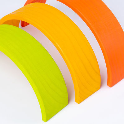 le pin de 30cm les blocs qu'en bois joue l'arc-en-ciel bloc constitutif des jouets de tour