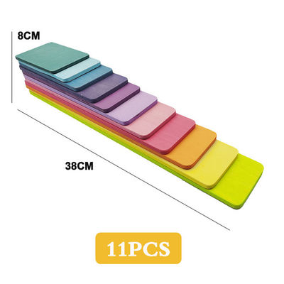 le pin de 30cm les blocs qu'en bois joue l'arc-en-ciel bloc constitutif des jouets de tour