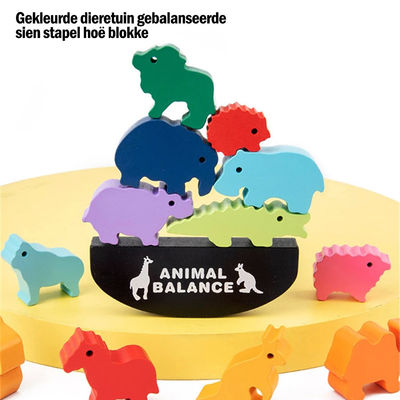 Blocs constitutifs en bois Toy Animal Town Wooden Blocks de dinosaure des enfants 3cm