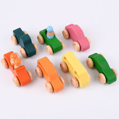 Blocs constitutifs en bois Toy Nesting Rainbow Block Set de pont du bébé 15cm