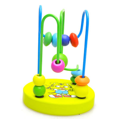 Grandes briques 9.3cm en bois autour des perles Toy Colored ISO9001