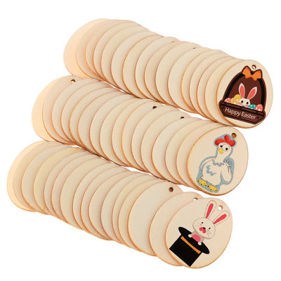 Les métiers en bois non finis de Chips Hanging 60mm masquent les blocs en bois
