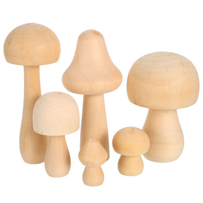Le champignon en bois non fini naturel de la cheville 3cm joue 2,55 chez le graffiti des enfants