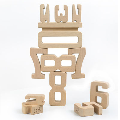 Blocs constitutifs en bois Toy Number Montessori de jeux de Jenga