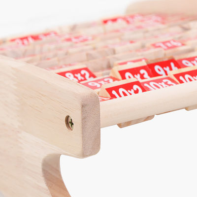 Multiplication non-toxique Montessori Toy Counting Wooden Blocks arithmétique de Tableau