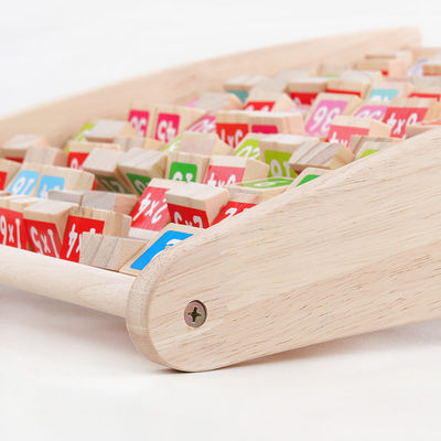 Multiplication non-toxique Montessori Toy Counting Wooden Blocks arithmétique de Tableau
