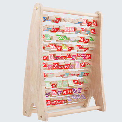 Multiplication non-toxique Montessori Toy Counting Wooden Blocks arithmétique de Tableau