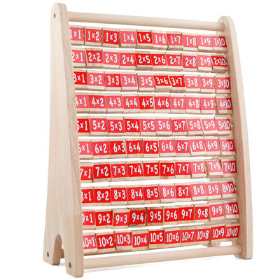 Multiplication non-toxique Montessori Toy Counting Wooden Blocks arithmétique de Tableau