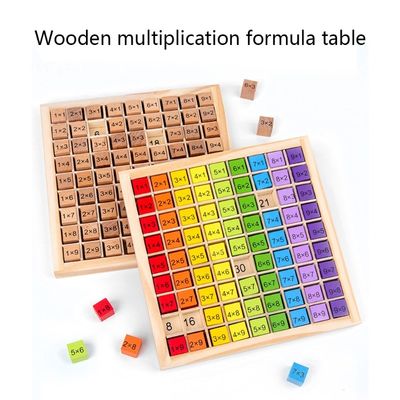 Montessori 0.59in maths en bois Toy Table Abacus Counting Toy de 99 nombres