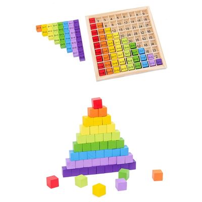 Montessori 0.59in maths en bois Toy Table Abacus Counting Toy de 99 nombres