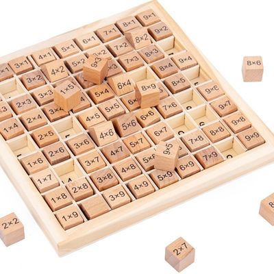 Montessori 0.59in maths en bois Toy Table Abacus Counting Toy de 99 nombres