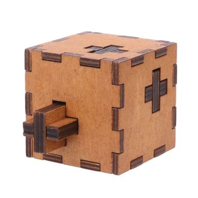Boîte secrète en bois du puzzle ISO9001 pour l'essai de QI de cerveau d'enfants