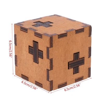 Boîte secrète en bois du puzzle ISO9001 pour l'essai de QI de cerveau d'enfants