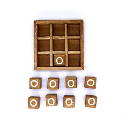 Jeu en bois de parent de l'interaction éducative XO d'enfant