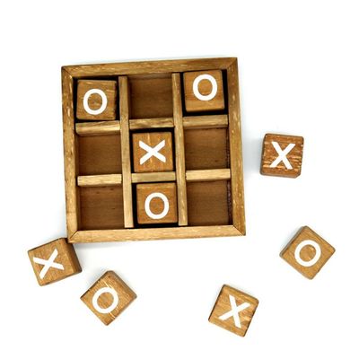 Jeu en bois de parent de l'interaction éducative XO d'enfant