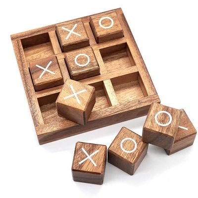 Jeu en bois de parent de l'interaction éducative XO d'enfant