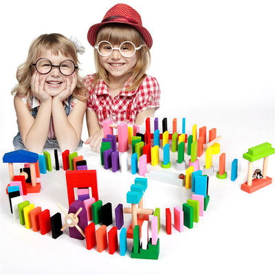 100 200 300 blocs constitutifs des dominos 500PCS en bois