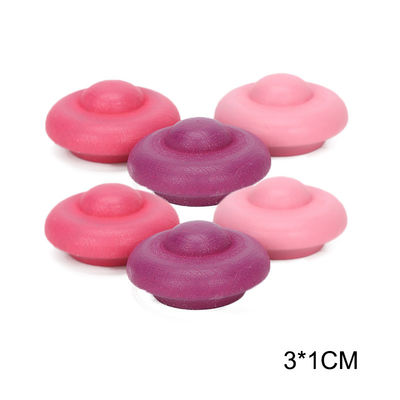 jouets en bois éducatifs de Montessori d'empileur de l'arc-en-ciel 6pcs