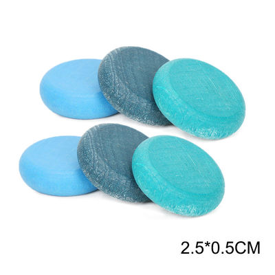 jouets en bois éducatifs de Montessori d'empileur de l'arc-en-ciel 6pcs