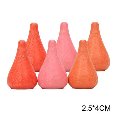jouets en bois éducatifs de Montessori d'empileur de l'arc-en-ciel 6pcs