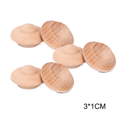 jouets en bois éducatifs de Montessori d'empileur de l'arc-en-ciel 6pcs