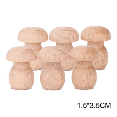 jouets en bois éducatifs de Montessori d'empileur de l'arc-en-ciel 6pcs