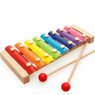 Piano et xylophone Toy With Wooden Frame de 8 notes