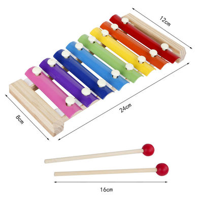 Piano et xylophone Toy With Wooden Frame de 8 notes