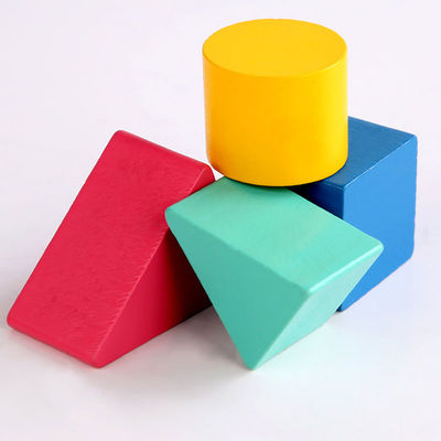 Blocs de équilibrage de étude tôt de lune en bois de Montessori de bébé