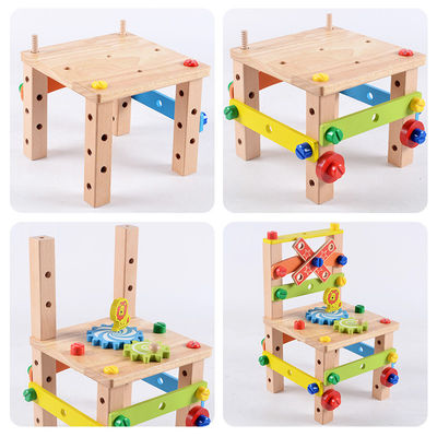 Chaise en bois Toy With Water Based Painted d'enfants de Montessori