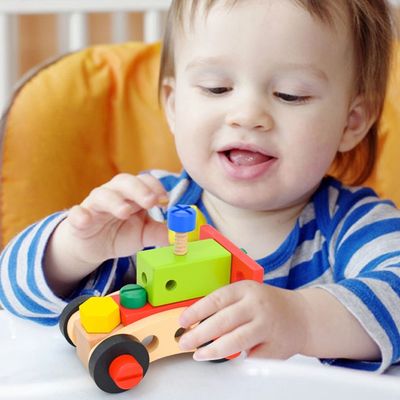Jouet en bois de boîte à outils de simulation multifonctionnelle d'enfant d'ODM