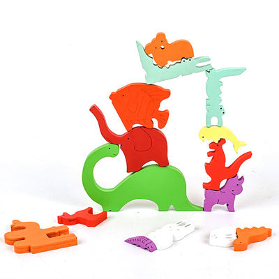 Puzzle animal en bois stéréoscopique d'OIN pour la première éducation d'enfants