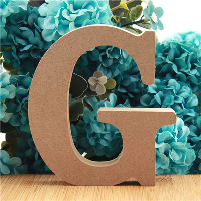 Alphabet 3.94in en bois debout non-toxique de lettres pour le mariage