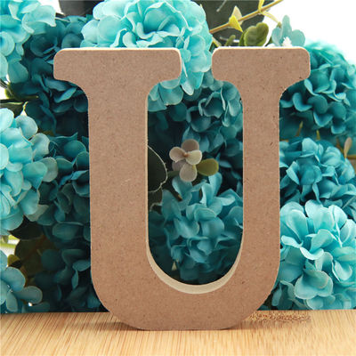 Alphabet 3.94in en bois debout non-toxique de lettres pour le mariage