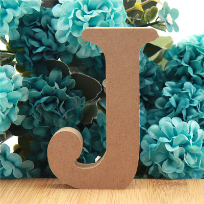 Alphabet 3.94in en bois debout non-toxique de lettres pour le mariage