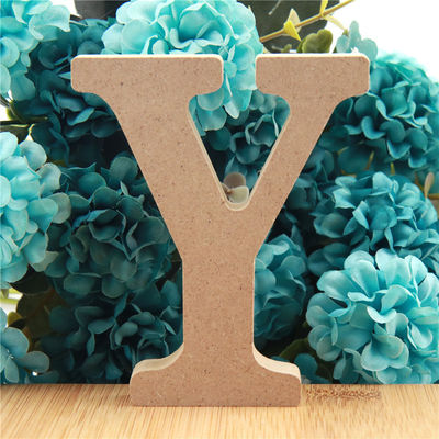 Alphabet 3.94in en bois debout non-toxique de lettres pour le mariage
