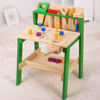 Tableau en bois d'outil de la simulation des enfants détachables multifonctionnels