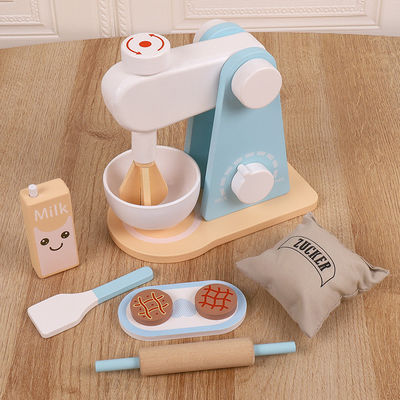 La première éducation d'enfants unisexes en bois feignent des jouets de cuisine