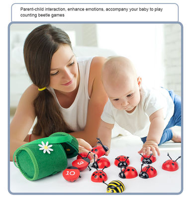 Jouets mathématiques en bois non-toxiques de Montessori pour des enfants en bas âge