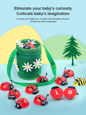 Jouets mathématiques en bois non-toxiques de Montessori pour des enfants en bas âge