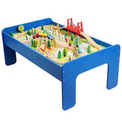 Constructeur Wooden Board Game de Mini Wooden 88pcs City Road