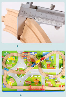 Constructeur Wooden Board Game de Mini Wooden 88pcs City Road