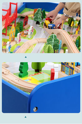 Constructeur Wooden Board Game de Mini Wooden 88pcs City Road